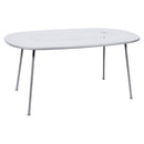 Fermob Lorette Table ovale 160 x 90cm Blanc coton 01 