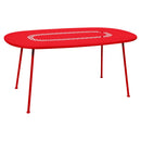 Fermob Lorette Table ovale 160 x 90cm Coquelicot 67 