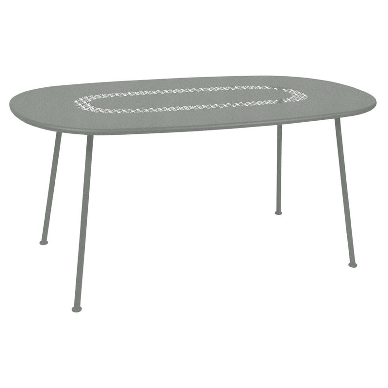 Fermob Lorette Table ovale 160 x 90cm Gris lapilli C7 