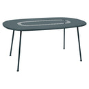 Fermob Lorette Table ovale 160 x 90cm Gris orage 26 