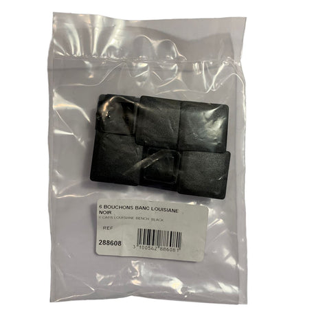 Fermob Louisiane Set Embouts Bouchons pour lattes du banc noir 