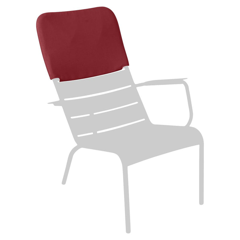 Fermob Luxembourg Appui-tête fauteuil bas Piment 43 