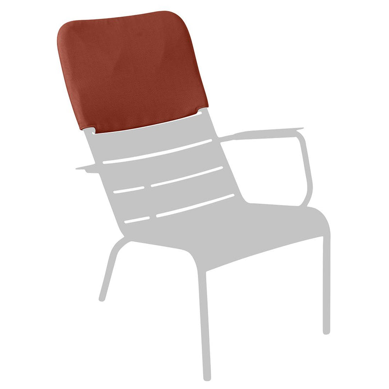 Fermob Luxembourg Appui-tête fauteuil bas Stéréo Ocre rouge 20ST 