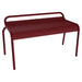 Fermob Luxembourg Banc Compact 2 places Cerise noire B9 