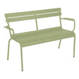 Fermob Luxembourg Banc de Jardin 2 places avec accoudoirs Vert tilleul 65 