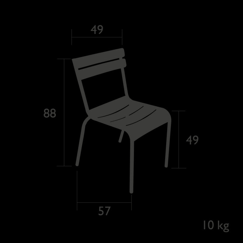 Fermob Luxembourg Chaise acier 