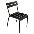 Fermob Luxembourg Chaise acier Réglisse 42 