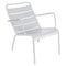 Fermob Luxembourg Fauteuil bas Blanc coton 01 