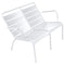 Fermob Luxembourg Fauteuil bas duo Blanc coton 01 