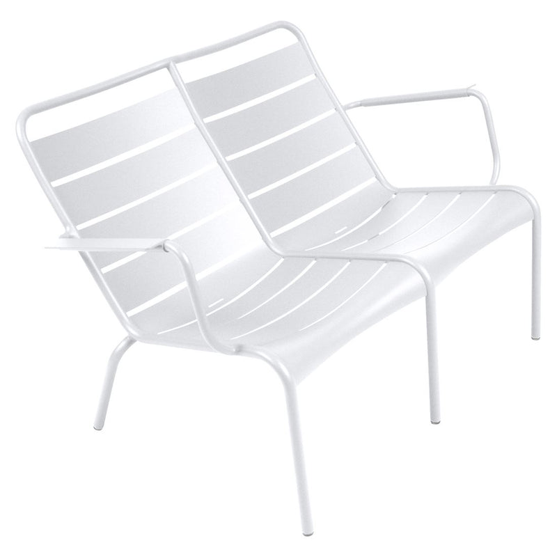 Fermob Luxembourg Fauteuil bas duo Blanc coton 01 