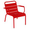 Fermob Luxembourg Fauteuil lounge Coquelicot 67 