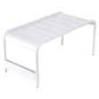 Fermob Luxembourg Grande table basse / banc Blanc coton 01 