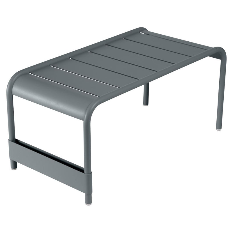 Fermob Luxembourg Grande table basse / banc Gris orage 26 