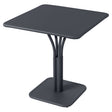 Fermob Luxembourg Guéridon 71 x 71cm plateau plein Carbone 47 