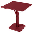 Fermob Luxembourg Guéridon 71 x 71cm plateau plein Piment 43 