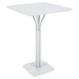 Fermob Luxembourg Guéridon haut 80 x 80cm Blanc coton 01 