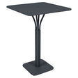 Fermob Luxembourg Guéridon haut 80 x 80cm Carbone 47 