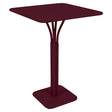Fermob Luxembourg Guéridon haut 80 x 80cm Cerise noire B9 