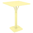 Fermob Luxembourg Guéridon haut 80 x 80cm Citron givré A6 