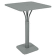 Fermob Luxembourg Guéridon haut 80 x 80cm Gris lapilli C7 