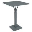 Fermob Luxembourg Guéridon haut 80 x 80cm Gris orage 26 