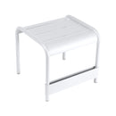 Fermob Luxembourg Petite table basse / repose-pieds Blanc coton 01 