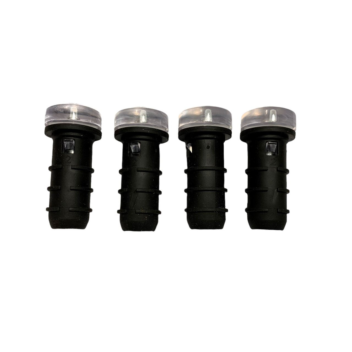 Fermob Luxembourg Set Patins silence ronds 25mm pour fauteuil bas DUO, banc 2/3 places et banc de jardin 2 places - 4 pièces 