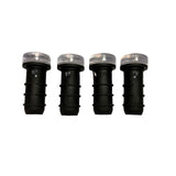 Fermob Luxembourg Set Patins silence ronds 25mm pour fauteuil bas DUO, banc 2/3 places et banc de jardin 2 places - 4 pièces 