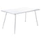 Fermob Luxembourg Table 143 x 80cm Blanc coton 01 