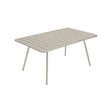 Fermob Luxembourg Table 165 x 100cm Gris argile A5 