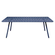 Fermob Luxembourg Table 207 x 100cm Bleu abysse 92 