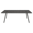 Fermob Luxembourg Table 207 x 100cm Réglisse 42 