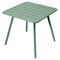 Fermob Luxembourg Table 4 Pieds 80 x 80cm Cactus 82 