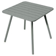 Fermob Luxembourg Table 4 Pieds 80 x 80cm Gris lapilli C7 