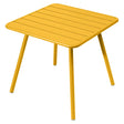 Fermob Luxembourg Table 4 Pieds 80 x 80cm Miel C6 