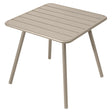 Fermob Luxembourg Table 4 Pieds 80 x 80cm Muscade 14 