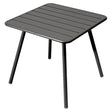 Fermob Luxembourg Table 4 Pieds 80 x 80cm Réglisse 42 