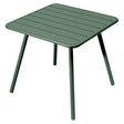 Fermob Luxembourg Table 4 Pieds 80 x 80cm Vert cèdre 02 