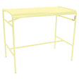 Fermob Luxembourg Table haute 126 x 73cm Citron givré A6 