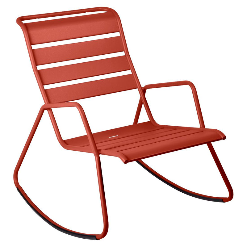Fermob Monceau Rocking chair Ocre rouge 20 