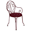 Fermob Montmartre Fauteuil Cerise noire B9 