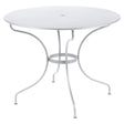 Fermob Opera+ Table ø 96cm Blanc coton 01 