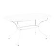 Fermob Opéra+ Table ovale 160 x 90cm Blanc coton 01 