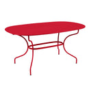 Fermob Opéra+ Table ovale 160 x 90cm Coquelicot 67 