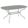 Fermob Opéra+ Table ovale 160 x 90cm Gris lapilli C7 