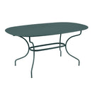 Fermob Opéra+ Table ovale 160 x 90cm Gris orage 26 