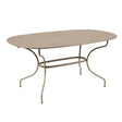 Fermob Opéra+ Table ovale 160 x 90cm Muscade 14 