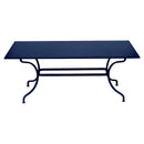 Fermob Romane Table à allonges 200/300 x 100cm Bleu abysse 92 