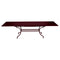 Fermob Romane Table à allonges 200/300 x 100cm Cerise noire B9 