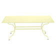 Fermob Romane Table à allonges 200/300 x 100cm Citron givré A6 